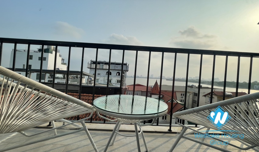 A brand new 02 bedroom apartment for rent in Tu hoa, Tay ho, Hanoi